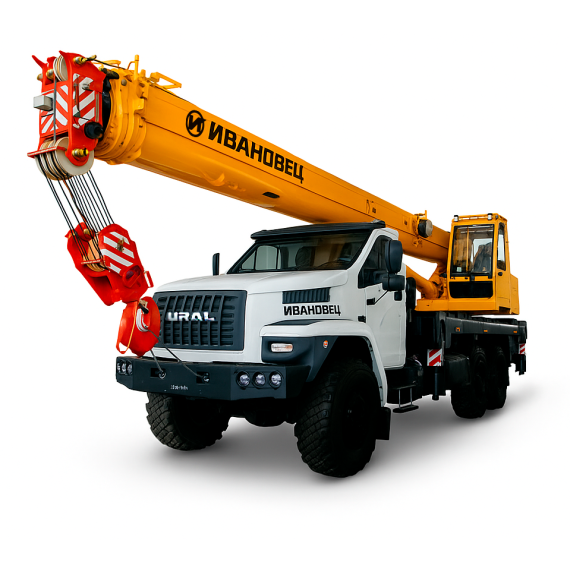 Автокран Ивановец КС-45717-2М 22 метра