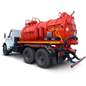 Вакуумный нефтепромысловый АКНС-10м3 на шасси Урал 4320-6951-72