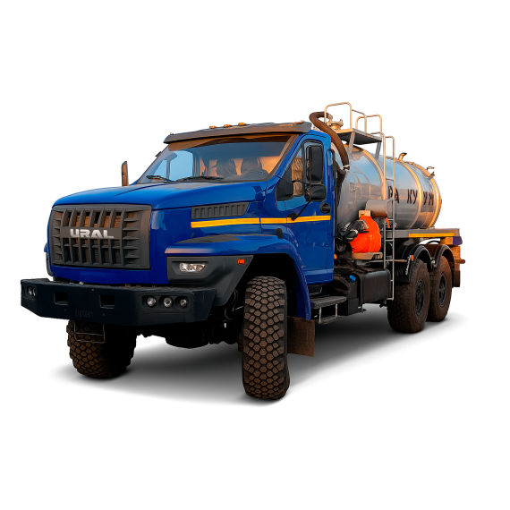 Автоцистерна вакуумная коммунальная МВ-10-ОД 10м3 на шасси Урал 4320-6952-72