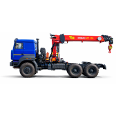 Седельный тягач Урал М с КМУ ИТ-150 на шасси 4320-4972-80Е5