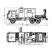 ПАРМ с КМУ SunHunk с люлькой на шасси Урал 4320-4972-80