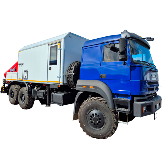 ПАРМ с КМУ SunHunk с люлькой на шасси Урал 4320-4972-80